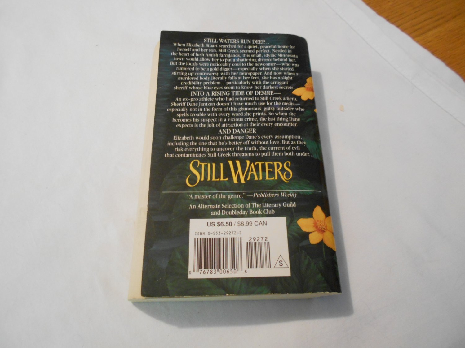 Still Waters By Tami Hoag 1992 B30 Bantam Books Pb 