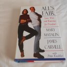 All's Fair: Love, War, and Running for President by Mary Matalin, James Carville (1994) (L32b6) HC All's Fair: Love, War, and Running for President by Mary Matalin, James Carville (1994) (L32b6) HC