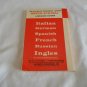 Russian in Record Time Without a Teacher by G. Bronsky (1963) (R74d11) Authentic Publications PB
