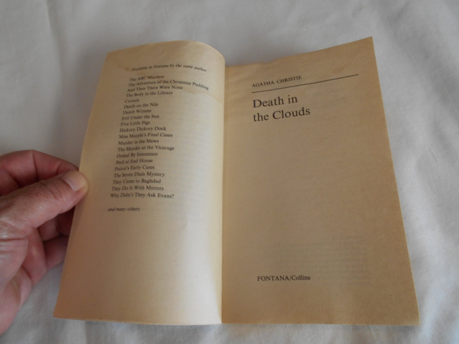 Death in the Clouds by Agatha Christie (1985) (R2) Hercule Poirot #12
