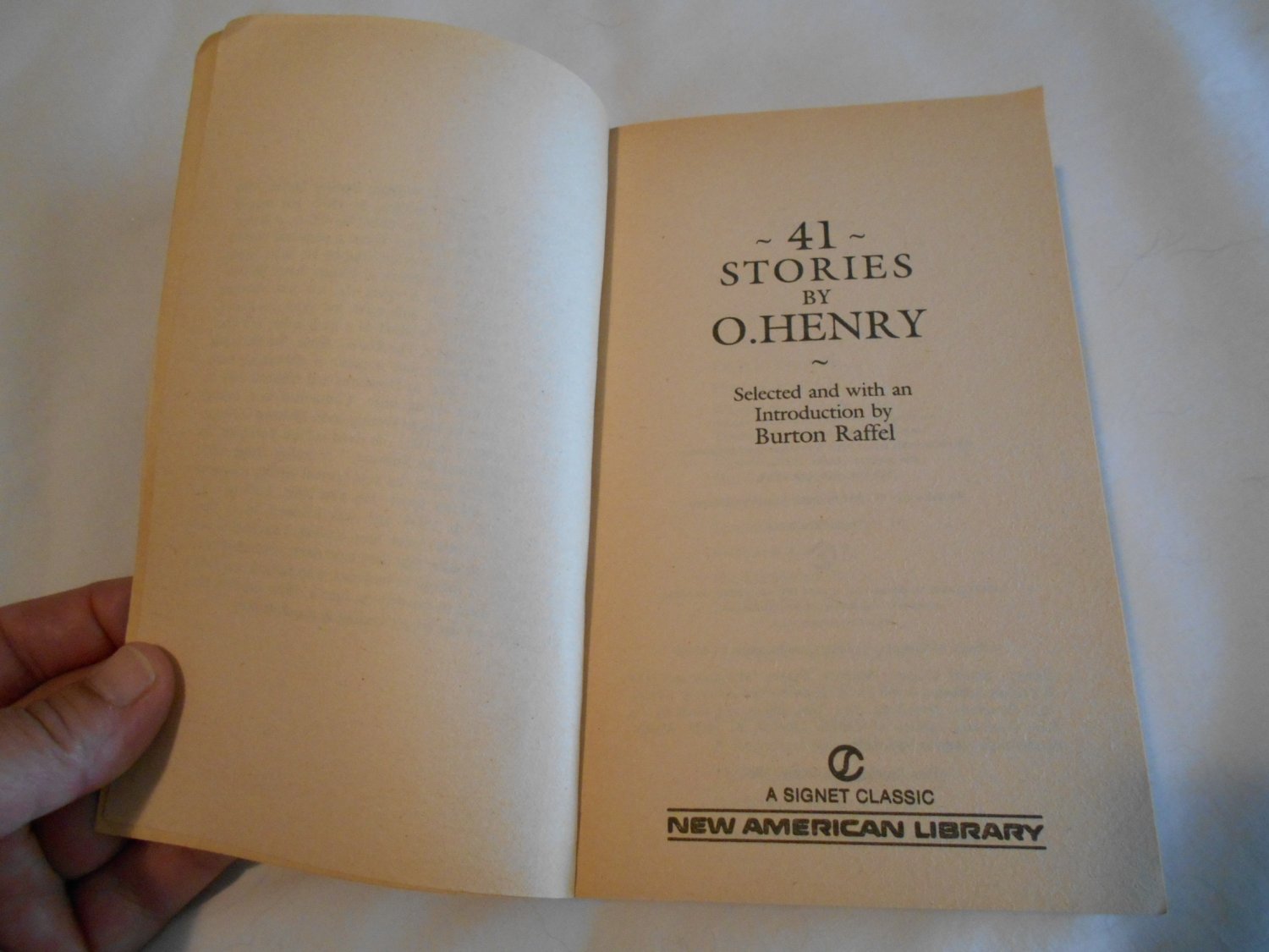 41 Stories by O. Henry (1984) (B39) Short Stories, Literary Fiction