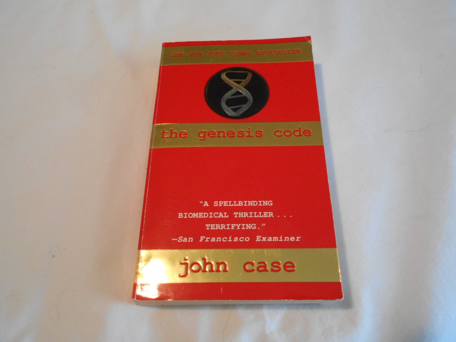 The Genesis Code by John Case (1998) (B39) Suspense, Mystery, Biomedical Thriller