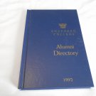 Shepherd College Alumni Directory Shepherdstown WV (1992) (L71a7) Harris HC
