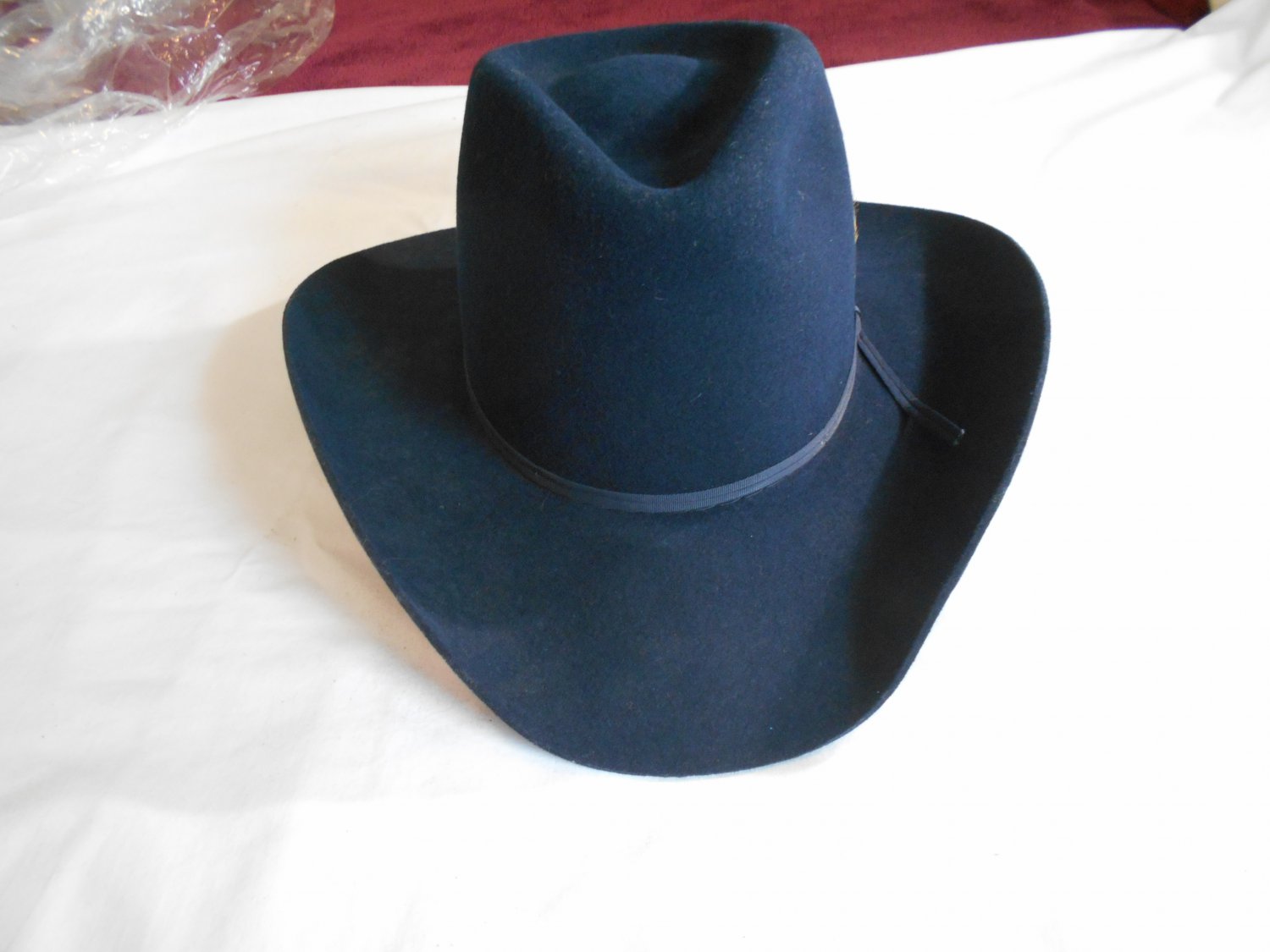 Stetson Stallion WW130 Ravine Navy / Blue 7 1/8 Cowboy Hat Pure Wool