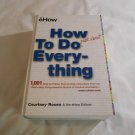 How To Do Just About Everything: Just About by Courtney Rosen (2000) (L73c9) Simon & Schuster HC How To Do Just About Everything: Just About by Courtney Rosen (2000) (L73c9) Simon & Schuster HC