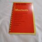 Shakespeare Macbeth Barnes & Nobel Book Notes by J. Wilson McCutchan (1968) (GR2r2) PB