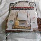 Tuscany Collections Wire and Wicker Shelf with Mirror New in Package (151)
