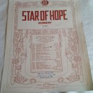 Star of Hope Harriet Kennedy No 3551 Sheet Music (1942) (GR3r2) Century Music Publishing Co Star of Hope Harriet Kennedy No 3551 Sheet Music (1942) (GR3r2) Century Music Publishing Co