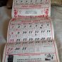 Ramon's Brownie Calendar Sager's I.G.A. Market Wardensville WV 1981 (GR3r2) 17 1/2" L x 11" W