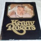 Kenny Rogers Souvenir Scrapbook 1984 Concert Tour Program book Booklet (GR3r2) PB