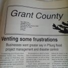 Grant County Press Newspaper Issue 38 September 17, 1996 (GR3r2) September 6 Flood