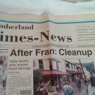 Cumberland Times-News Vol 59 No 211 September 9, 1996 (GR3r2) After Fran