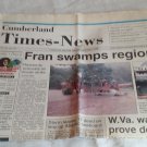 Cumberland Times-News Vol 59 No 210 September 7, 1996 (GR3r2) After Fran
