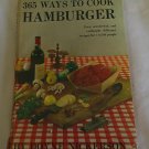 365 Ways to Cook Hamburger by Doyne Nickerson (1960) (L7) Doubleday & Company HC