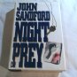 Night Prey by John Sandford (1994) ( ) Lucas Davenport Book #6, G. P. Putnam's Sons HC