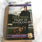 Proof of Innocence by Lenora Worth (2015/R24a5) Capitol K-9 Unit #6, Harlequin Love Inspired Susp PB