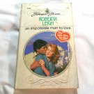 An Impossible Man To Love by Roberta Leigh (1987) () Harlequin Presents #1066 PB