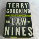 The Law of Nines by Terry Goodkind (2009) (L73C4) G. P. Putnam's Sons HC The Law of Nines by Terry Goodkind (2009) (L73C4) G. P. Putnam's Sons HC