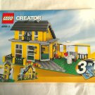 LEGO Creator 3 in 1 Yellow House Instruction Manual 4996-2 (2008) (GR2r1) Booklet ONLY