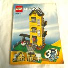 LEGO Creator 3 in 1 Yellow House Instruction Manual 4996-3 (2008) (GR2r1) Booklet ONLY