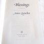 Blessings by Anna Quindlen (2002) () First Edition, Random House HC