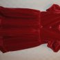 NWOT Red Short Sleeve Soft Valentine Dress 4T 4 T Flower made from Ribbon