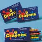 Crayons 24 boxes, 6 per box