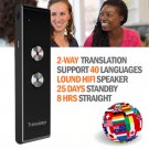 Portable Instant Multi Language Voice Translator, Two-Way 40 Languages Translation for Travel