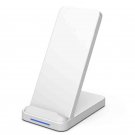 Qamkzzi Fast Wireless Charger Aluminum Frame USB C Qi Certified Wireless Charging Stand White