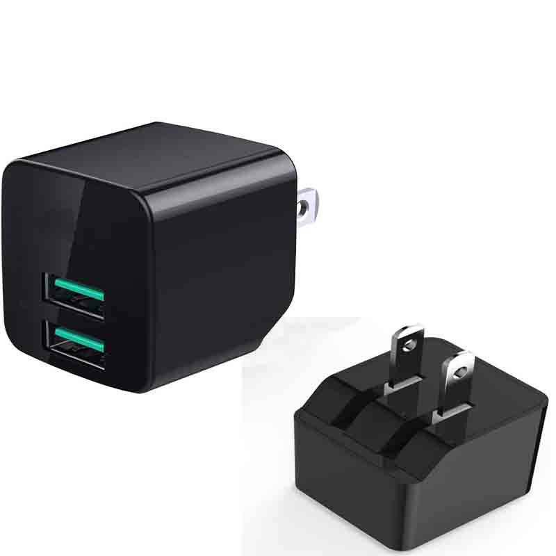Qamkzzi USB Charger Adapter, 3.1A Fast Charging Station Power Charge Base Block Plug