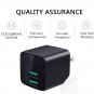 Qamkzzi USB Charger Adapter, 3.1A Fast Charging Station Power Charge Base Block Plug