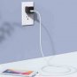 Qamkzzi USB Charger Adapter, 3.1A Fast Charging Station Power Charge Base Block Plug