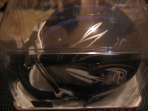Jamal Lewis Autographed Mini Helmet