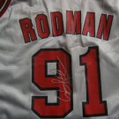 Dennis Rodman Autographed Replica Bulls Home Jersey