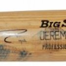 JEREMY REED SIGNED GAME USED Cracked BAT METS (ASI)