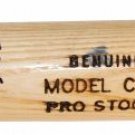 DIONER NAVARRO SIGNED GAME USED ROOKIE BAT (ASI)