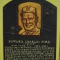 Whitey Ford Signed Hall of Fame Postcard (JSA)