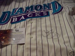 Curt Schilling Signed Arizona Diamondbacks Majestic Jersey (GAI)