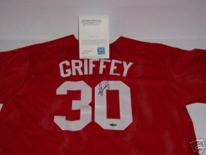 Upper Deck Authenticated Ken Griffey Jr. Signed Authentic Batting Practice Jersey