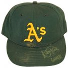 ADAM PIATT SIGNED GAME USED HAT (ASI)