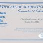CHRISTIAN GUZMAN SIGNED GAME USED HAT (ASI)