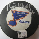 Brett Hull Signed  St. Louis Blues Puck (GAI)