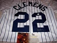 Roger Clemens Signed Yankees Majestic Jersey (GAI)
