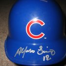 Alfonso Soriano Signed Cubs Mini Helmet (GAI)