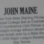 John Maine Signed Official Major League Baseball (Tristar & MLB Holo)