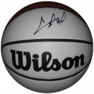 Chris Bosh SIgned Wilson's Full Size White Panel Basketball (GAI)