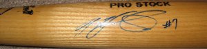 Ivan Rodriguez Signed Bat (PSA/DNA)