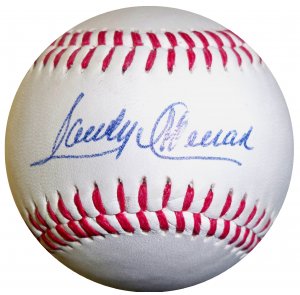 Sandy Alomar Sr. Signed Trump Signature Series Baseball