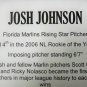 Josh Johnson Signed 8x10 Photo (Tristar)