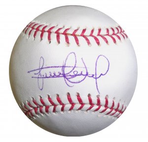 Elvis Andrus Signed Official Major League Baseball (Just Minors)